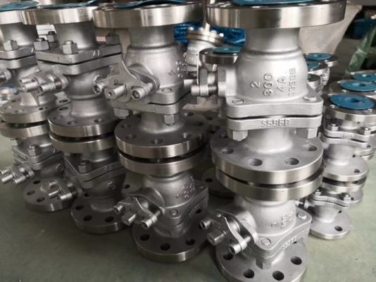 Il porto pieno abbatte la valvola a sfera messa molle DN150
