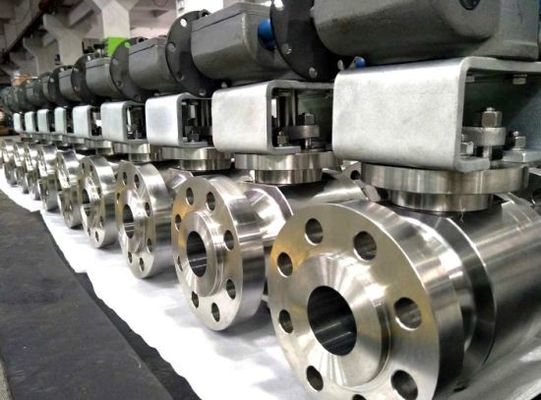 Il porto pieno abbatte la valvola a sfera messa molle DN150