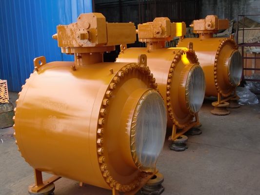 Prezzo buono Valvola a sfera montata doppio orecchione di isolamento della cassaforte del fuoco in linea